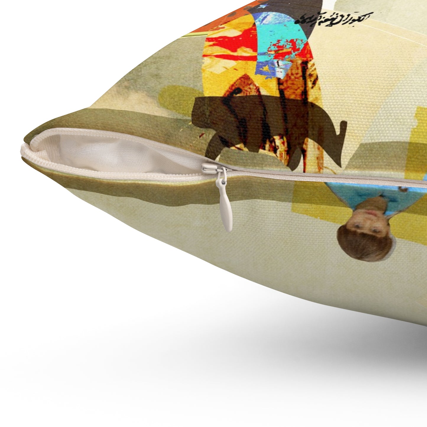 Al-Aqsa at the Heart of Resilience - Square Pillow