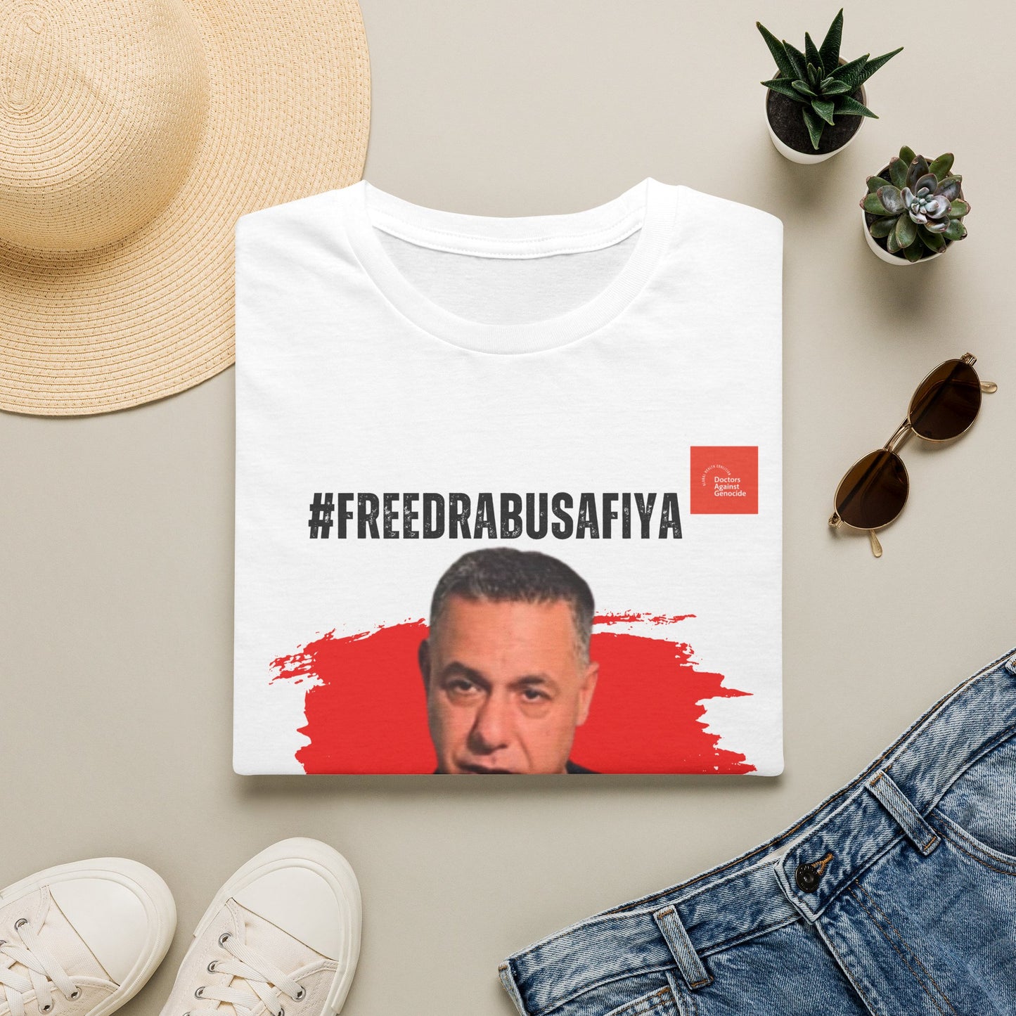 T-Shirt — #FreeDrAbuSafiya Solidarity Tee
