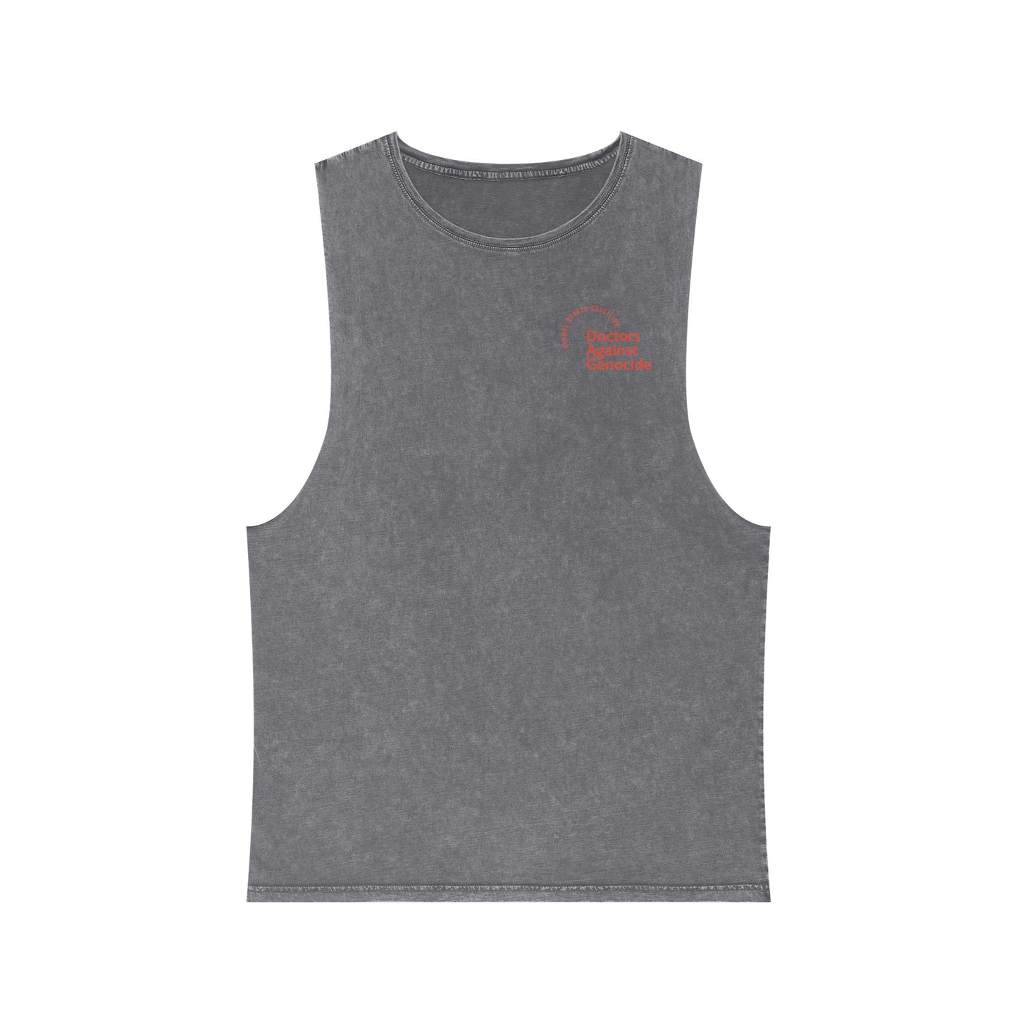 Stonewash Tank — 'Outdoor Adventure' Minimal Chest Logo
