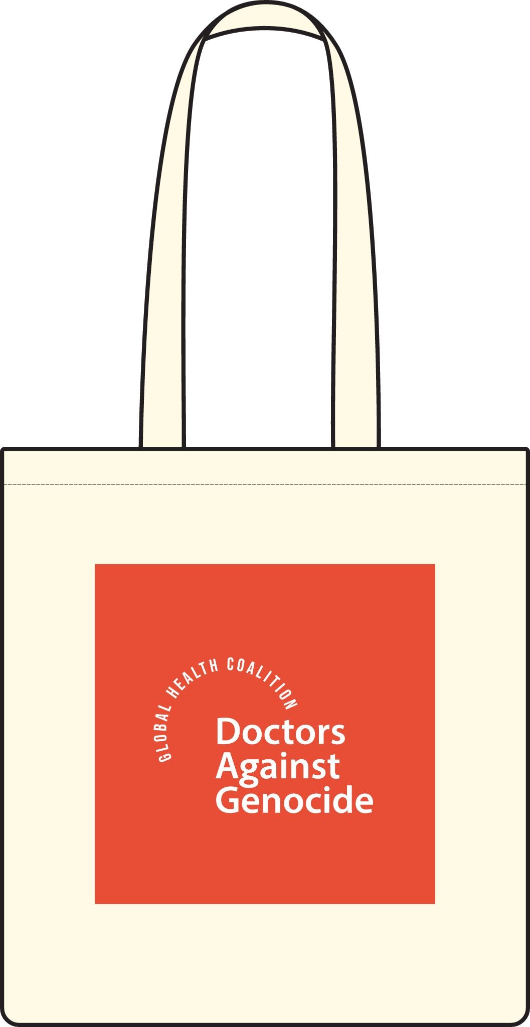 Doctors Against Genocide Parcel Tote