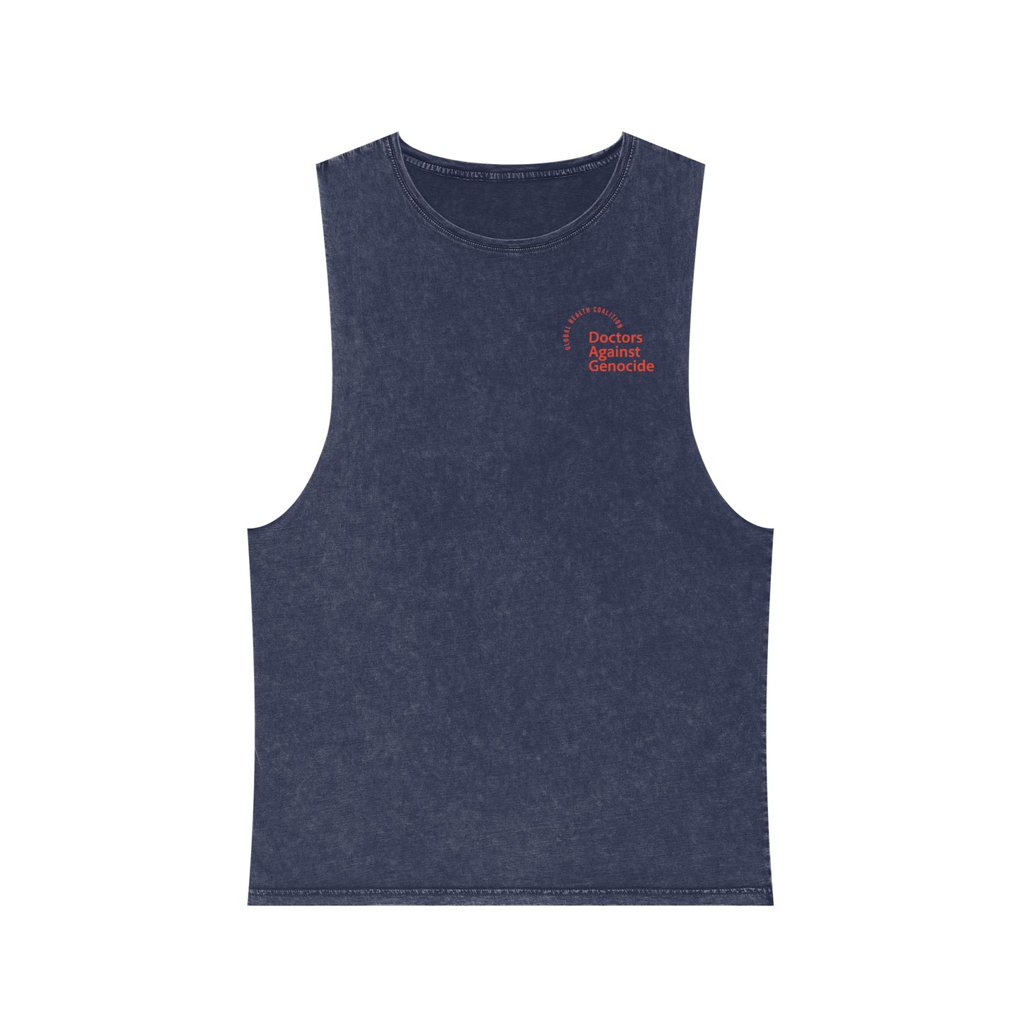 Stonewash Tank — 'Outdoor Adventure' Minimal Chest Logo