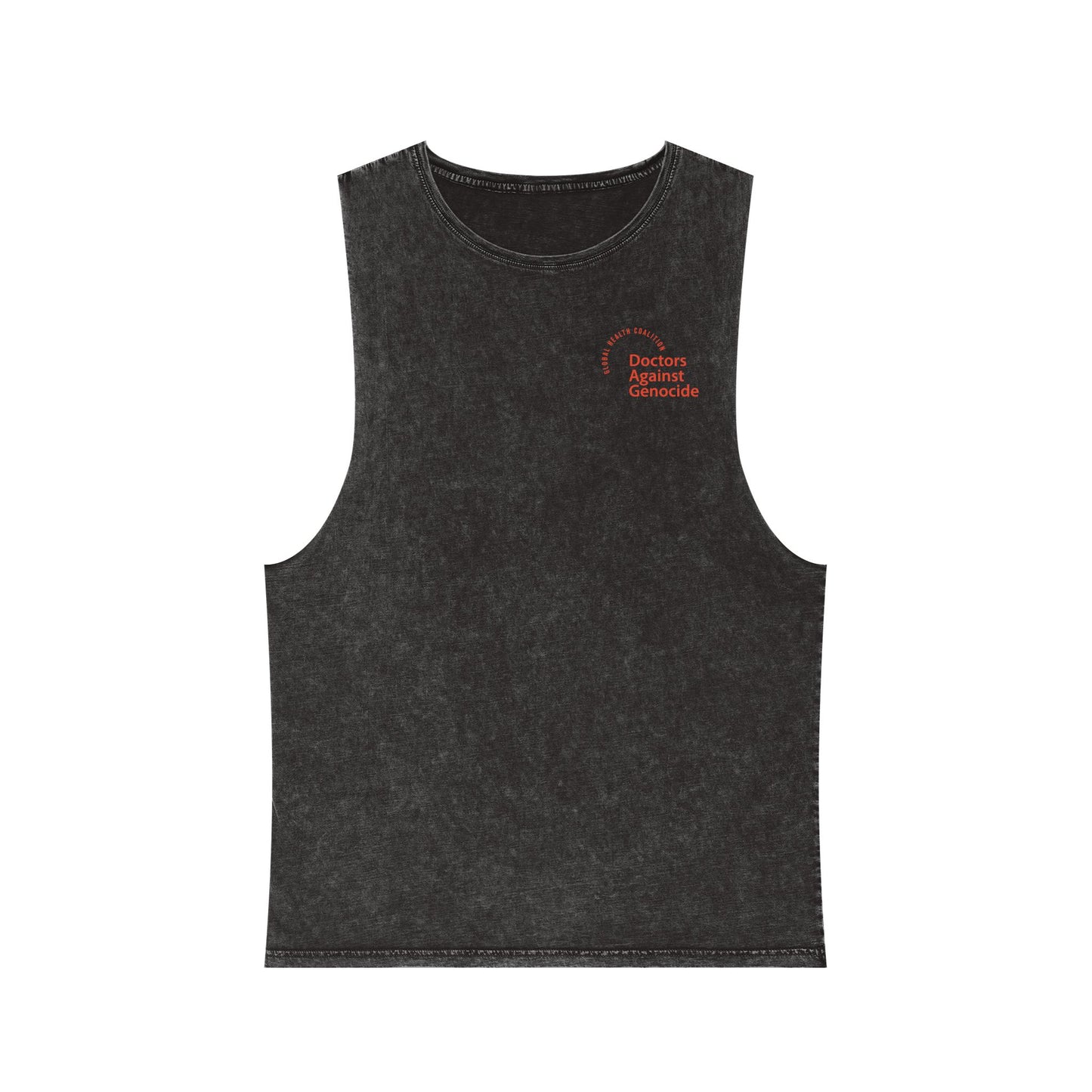 Stonewash Tank — 'Outdoor Adventure' Minimal Chest Logo