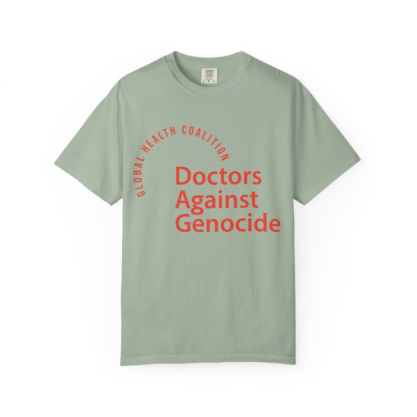 Doctors Against Genocide T-Shirt — Global Health Coalition Advocacy Tee