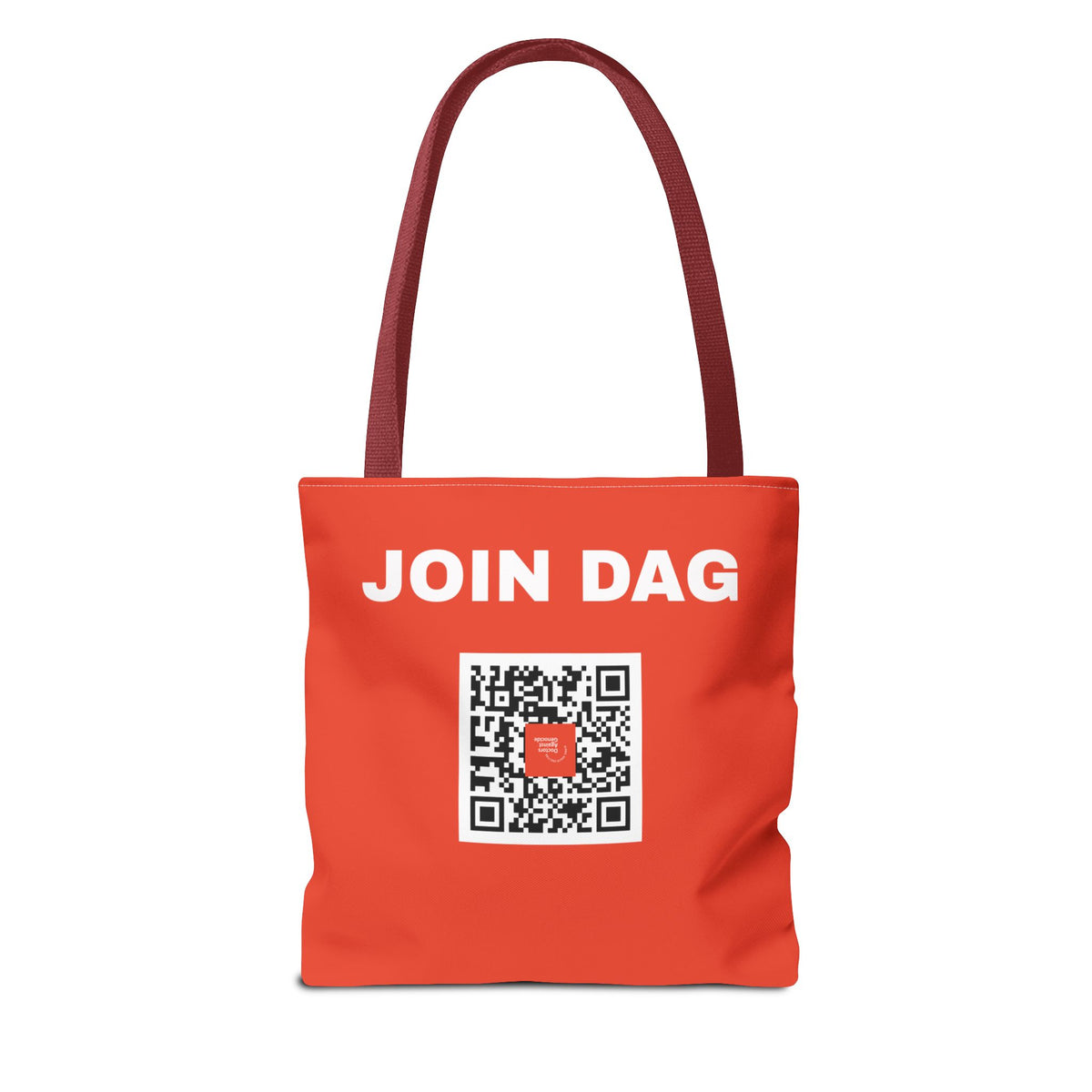 Advocacy Tote Bag – “Free Dr. Hussam Abu Safiya” QR Join DAG Design