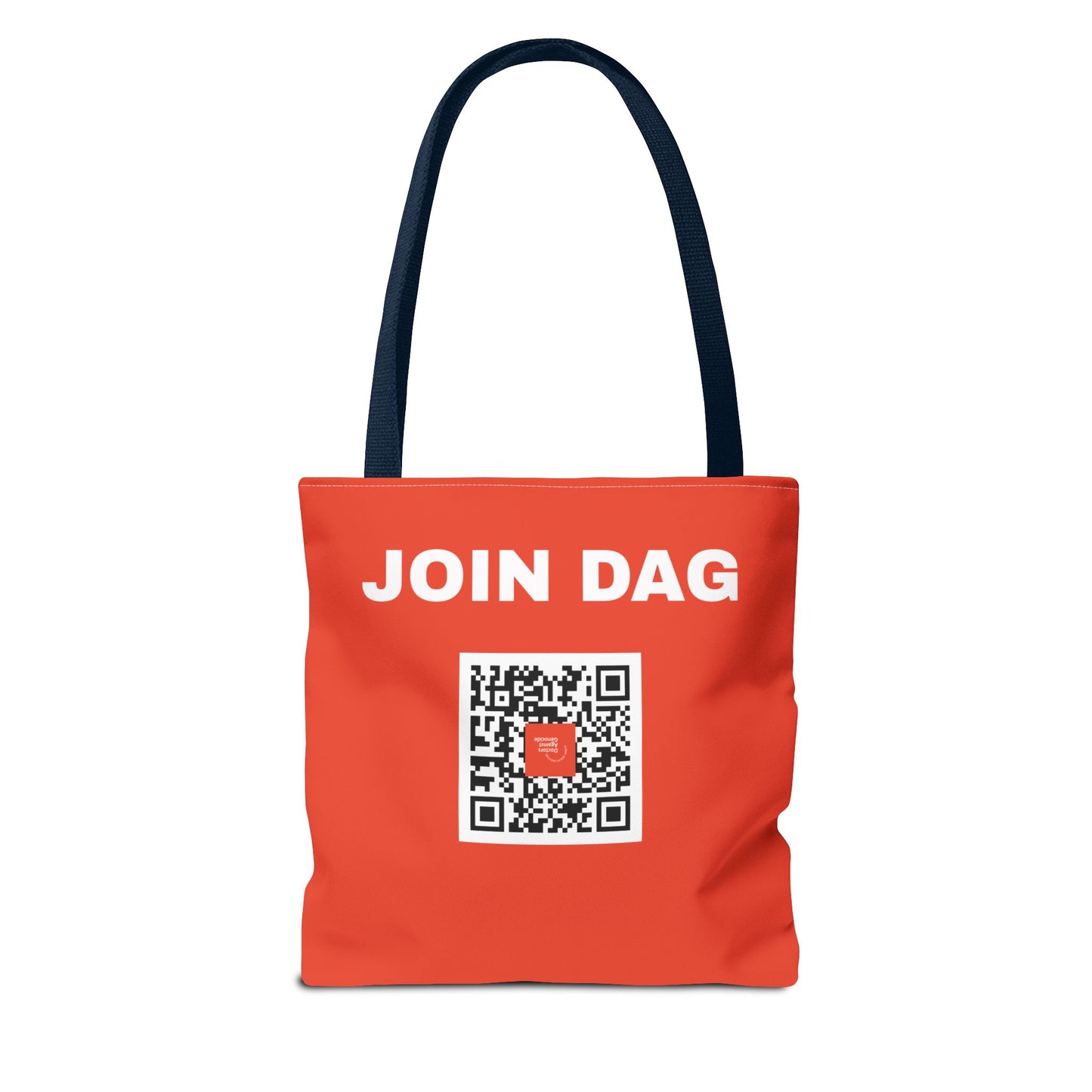 Advocacy Tote Bag – “Free Dr. Hussam Abu Safiya” QR Join DAG Design