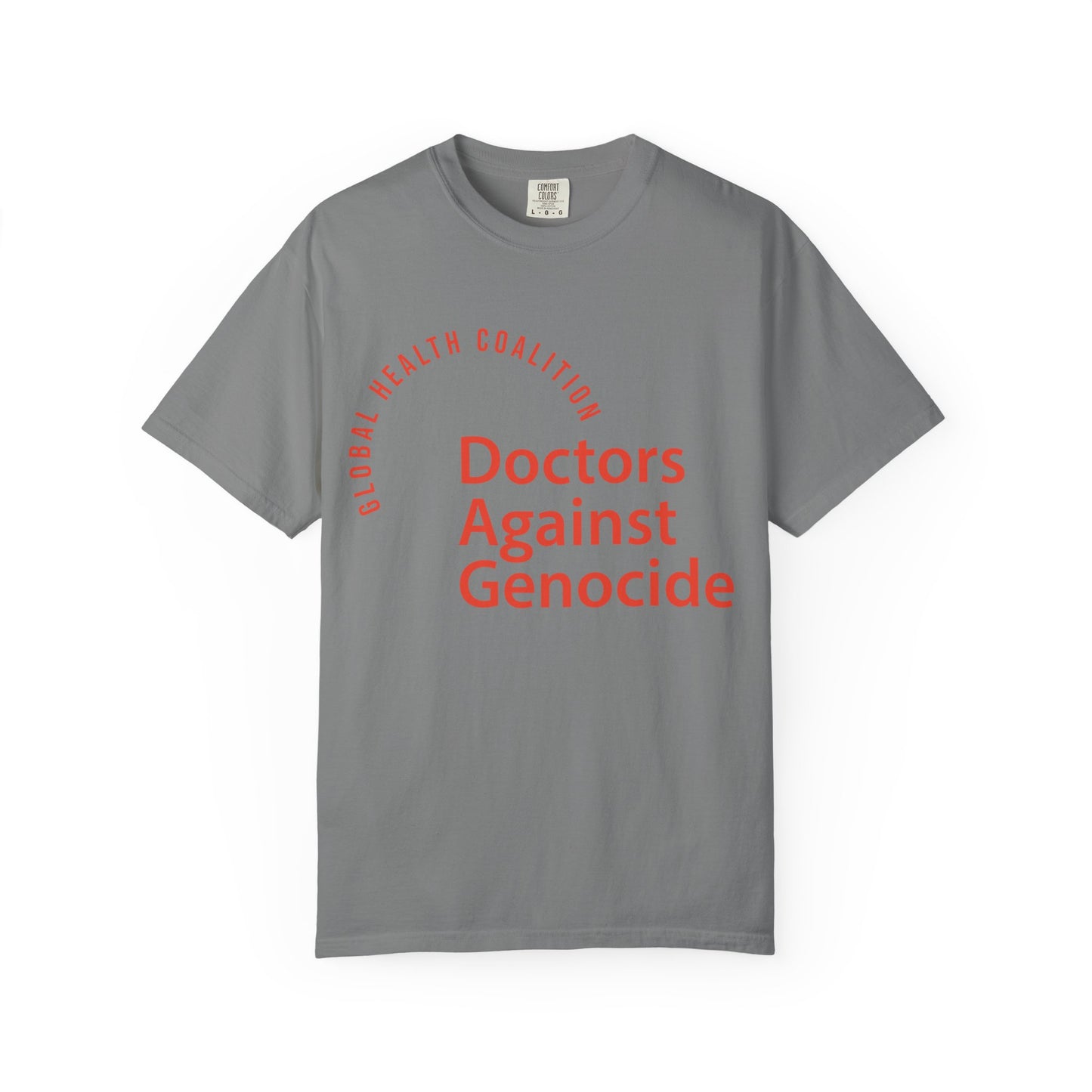 Doctors Against Genocide T-Shirt — Global Health Coalition Advocacy Tee