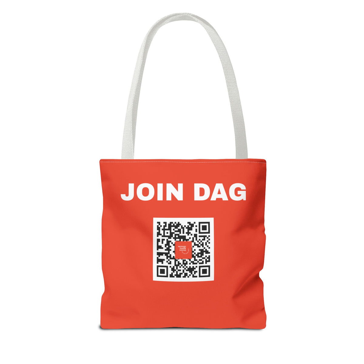 Advocacy Tote Bag – “Free Dr. Hussam Abu Safiya” QR Join DAG Design
